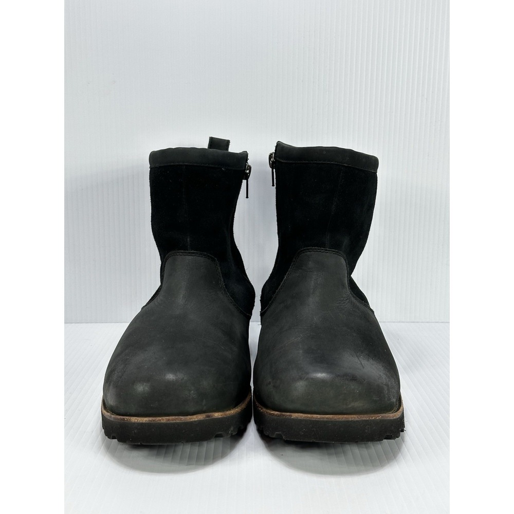 UGG Hendren TL Black 1008140 Waterproof Leather Boots Mens 12